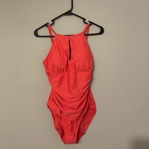 Pink Ellen Tracy One Piece Swim